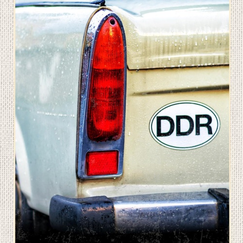 Schild DDR Trabi Trabant Auto Ost Deutschland 12x18 20x30 30x40 Blech/Holz