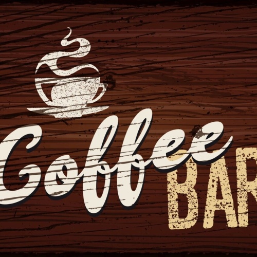 Schild Coffee Bar Kaffee Café Getränke Trinken 12x18 20x30 30x40 Blech/Holz
