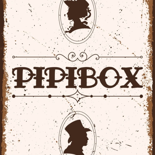 Schild Pipibox WC Toilette Klo Damen Herren 12x18 20x30 30x40 Blech/Holz