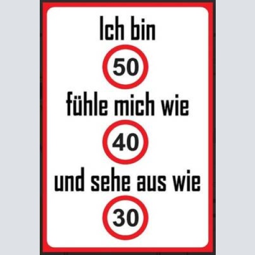 Nostalgie geburtstag spruch 50 40 30 jahre 12x18/20x30/30x40 blech od holz