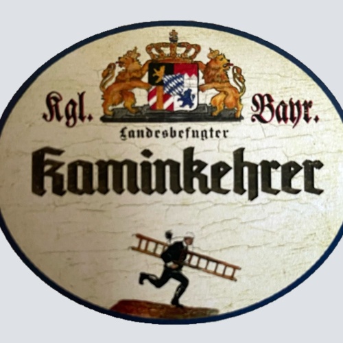 Nostalgie Holz Schild Bayern Königlich Bayerischer Landesbefugter Kaminkehrer