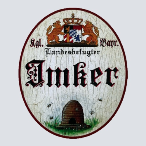 Nostalgie Holzschild Bayern Königlich Bayerischer Landesbefugter Imker Schild