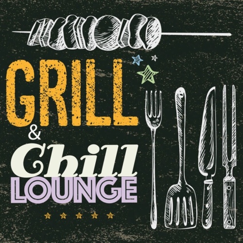 Schild Grill & Chill Lounge Grillen BBQ Griller 12x18 20x30 30x40 Blech/Holz LP