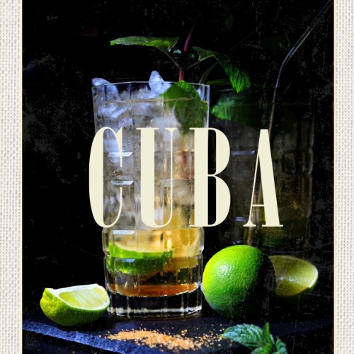 Schild Cuba Libre Alkohol Rum Bar Kuba 12x18 20x30 30x40 Blech od. Holz