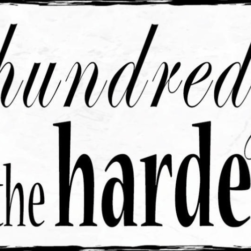 Schild The First Hundred Years Are The Hardest Hundert Jahre 27x10 Blech od.Holz