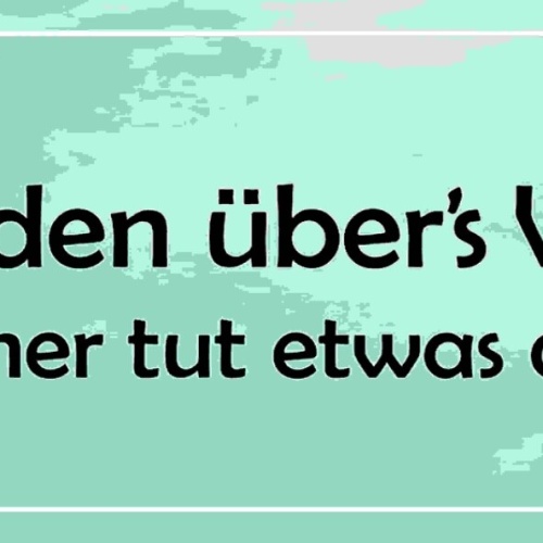 Schild Alle Reden Über's Wetter Aber Keiner Tut Was Dagegen 27x10 Blech od.Holz