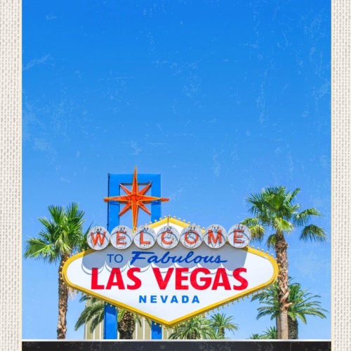 Schild Reno USA Nevada Welcome Las Vegas Tafel 12x18 20x30 30x40 Blech/Holz