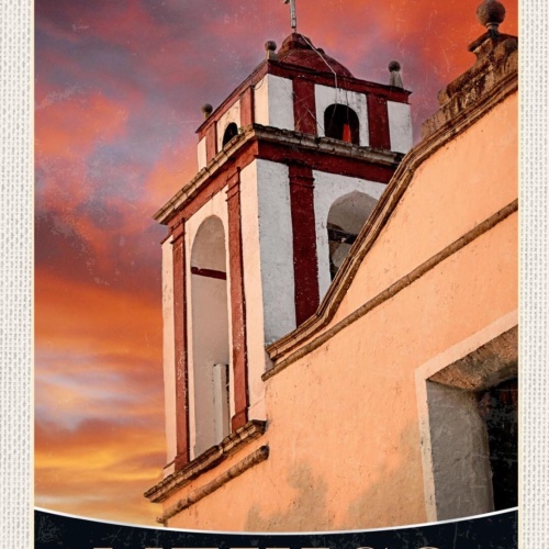 Schild México Mexiko Keramik Schädel Día de Muertos 12x18 20x30 30x40 Blech/Holz