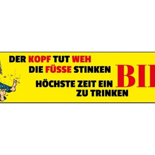 Schild Höchste Zeit Bier Alkohol Glas Bar Lokal Wirt 46 x 10 Blech od. Holz