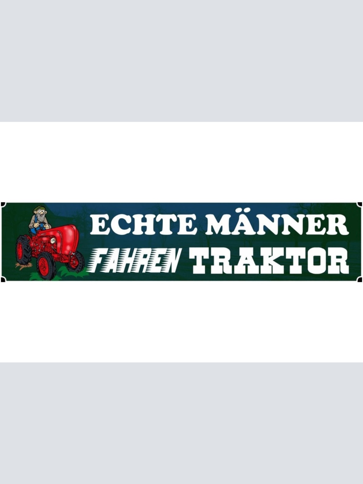 Schild Traktor Echte Männer Bauer Bauernhof Farm Acker 46 x 10 Blech od. Holz