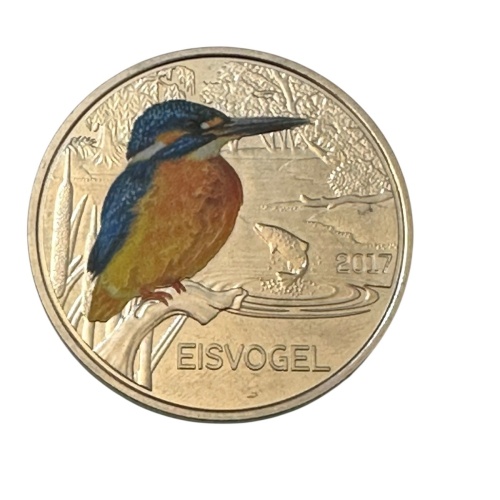 3 Euro Münzen Österreich diverse Eisvogel Hai Frosch Ornithomimus diverse