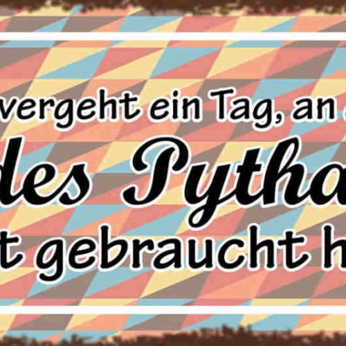Schild Wieder Vergeht Ein Tag An Den Ich Satz Des Pythagoras Nicht Gebraucht Hab
