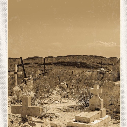 Schild Spruch Terlingua United States of America USA Friedhof JW