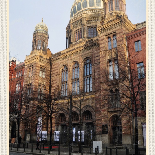 Schild Spruch Berlin Deutschland Synagoge JW
