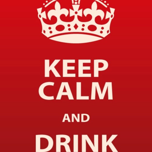 Schild Spruch Keep calm and drink whisky Ruhig bleiben Whisky trinken Alkohol JW