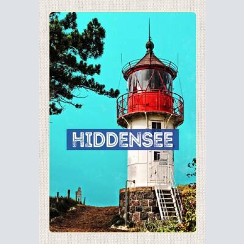 Schild spruch hiddensee deutschland leuchtturm jw