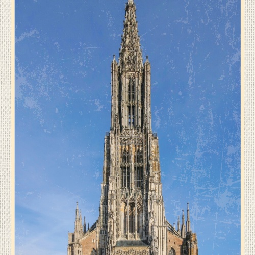 Schild Spruch Ulm Deutschland Münster JW