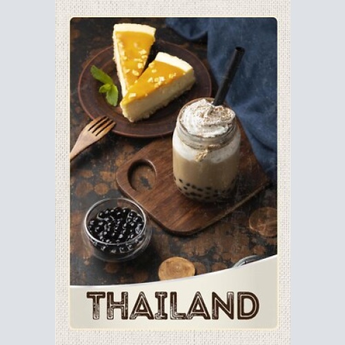 Schild spruch thailand kuchen essen jw