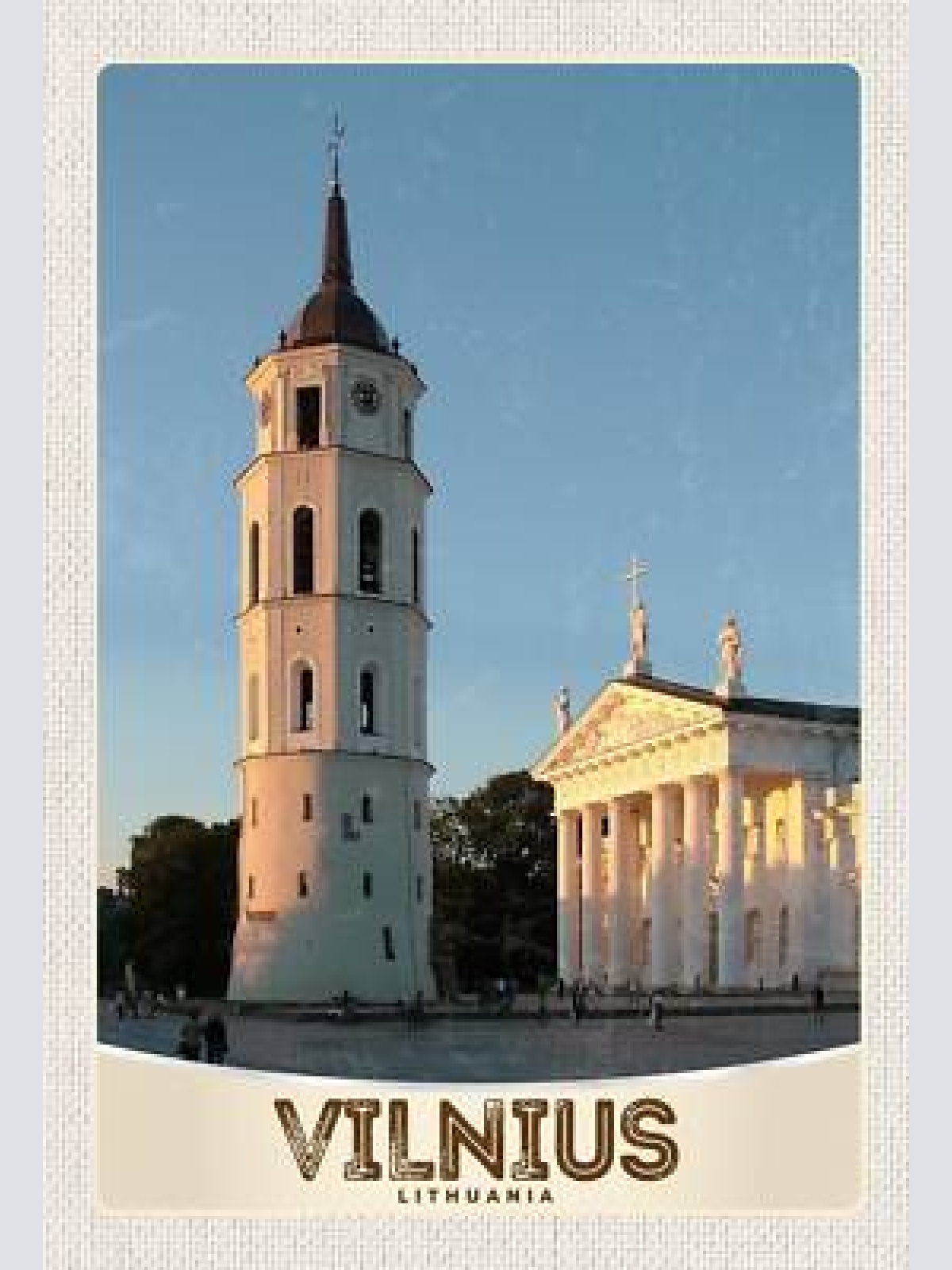 Schild spruch vilnius lithuania litauen kirche jw