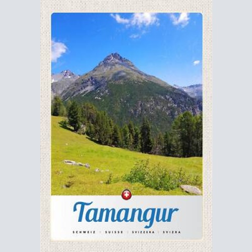 Schild spruch tamangur switzerland schweiz berge jw