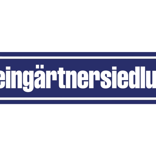 Schild Kleingärtner Siedlung Schrebergarten Haus Ort 46 x 10 Blech od. Holz