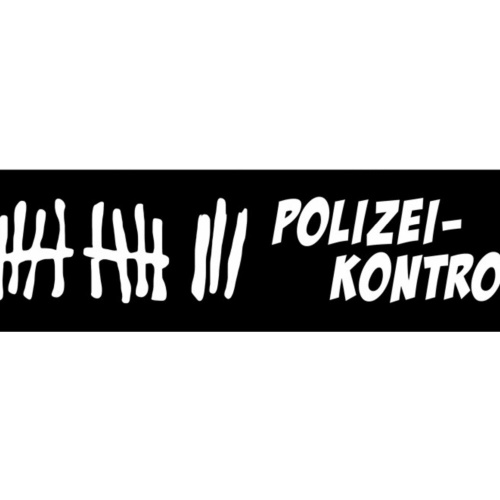 Schild Polizei Kontrollen Polizist Auto Fahndung Papiere 46 x 10 Blech od. Holz