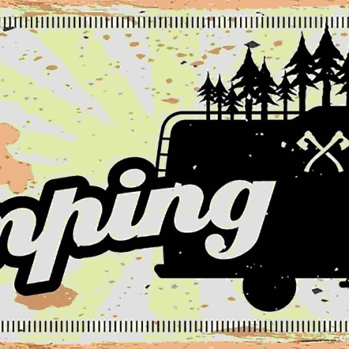 Schild Camping Campen Camper Wohnwagen Platz Zelten Zelt 27x10 Blech od.Holz