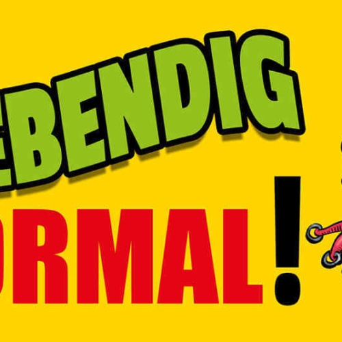 Schild Lieber Lebendig Als Normal Tattoo Piercing 27 x 10 Blech od. Holz