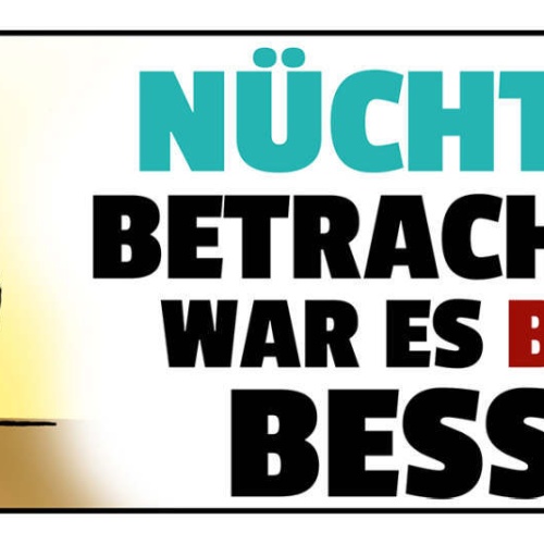 Schild Nüchtern Betrachtet War Es Besoffen Besser Alkohol 27 x 10 Blech od. Holz