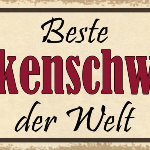Schild Beste Krankenschwester Der Welt Krankenhaus Hospital 27x10 Blech od.Holz