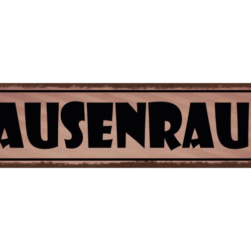 Schild Pausenraum Pause Jause Mittag Auszeit Essen Arbeit 46 x 10 Blech od. Holz