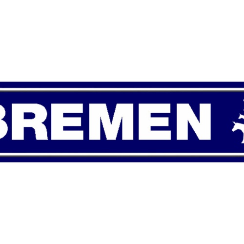 Schild Bremen Stadt Deutschland Ort Straße Platz 46 x 10 Blech od. Holz