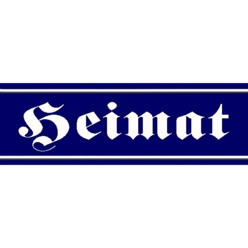 Schild Heimat Land Stadt Patriotismus Ort Straße Platz 46 x 10 Blech od. Holz