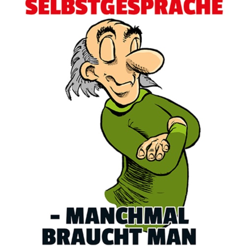 Schild Spruch Natürlich führe ich Selbstgespräche Manchmal Expertenmeinung JW