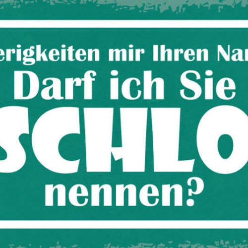 Schild Schwierigkeiten Ihren Namen Zu Merken Darf Ich Sie Arschlöch Nennen 27x10