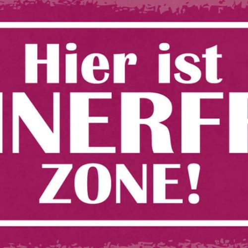 Schild Hier Ist Männer Freie Zone Frauen Frau Mann  27x10 Blech od.Holz