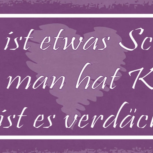 Schild Ruhe Ist Etwas Schönes Außer Man Hat Kinder Dann Ist Es Verdächtig 27x10