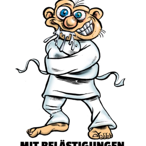 Schild Spruch Irrenanstalt Betreten auf eigene Gefahr! Mit Blästigungen muss JW