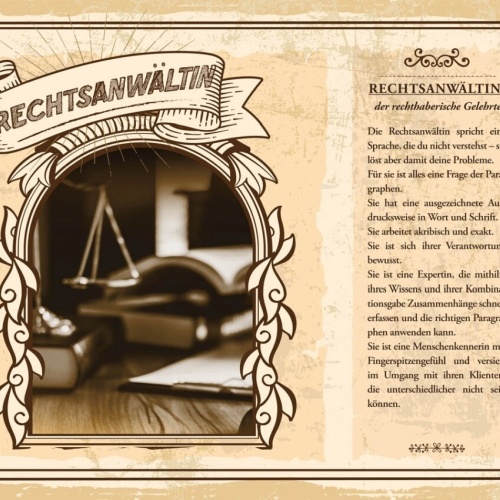 Schild Rechtsanwältin Beruf Recht Gesetz Gericht 12x18 20x30 30x40 Blech/Holz