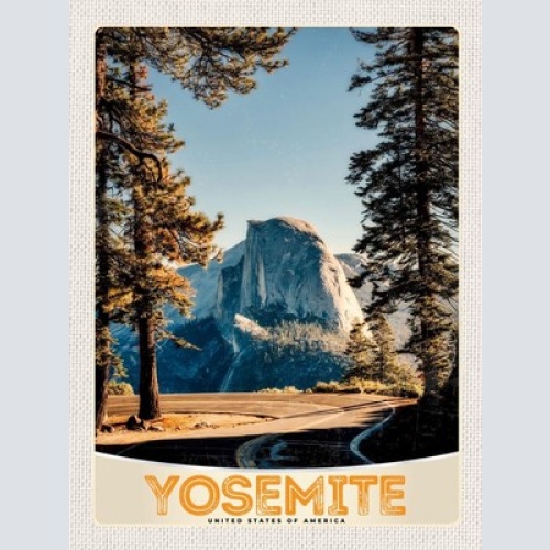 Schild Yosemite USA National Park Kalifornien 12x18 20x30 30x40 Blech/Holz