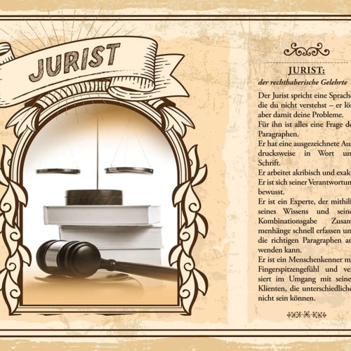 Schild Jurist Beruf Rechtswissenschaft Recht Gesetz 12x18 20x30 30x40 Blech/Holz