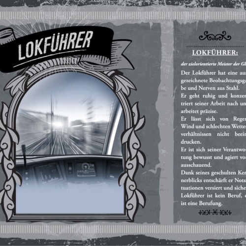 Schild Lokführer Beruf Lok Zugführer Eisenbahn Zug 12x18 20x30 30x40 Blech/Holz
