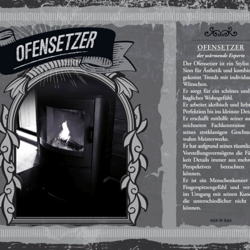 Schild Ofensetzer Beruf Handwerker Ofenbauer Ofen 12x18 20x30 30x40 Blech/Holz