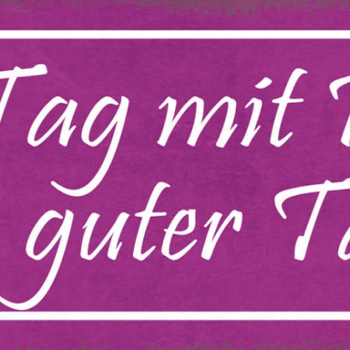 Schild Ein Tag Mit Katze Ist Ein Guter Tag Haus Tier Liebe 27x10 Blech od.Holz