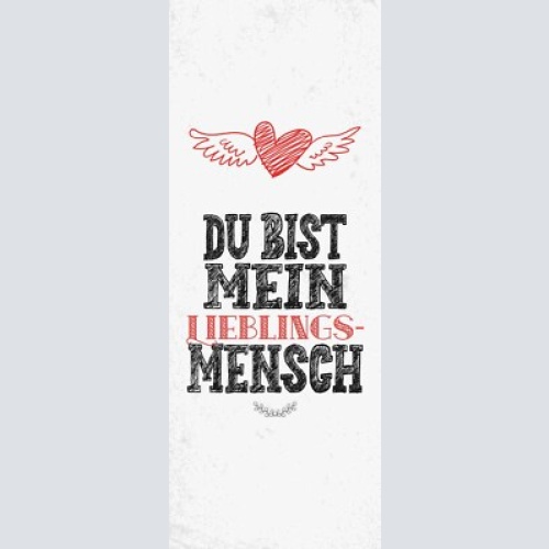 Schild du bist mein lieblingsmensch liebling liebe freunde 27x10 blech od.holz