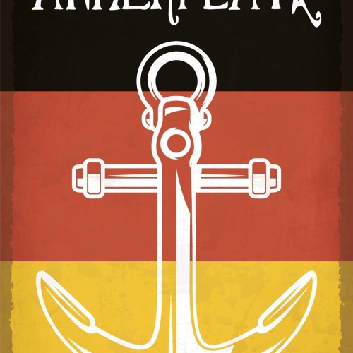 Nostalgie Schild Anker Platz Deutschland 12x18 / 20x30 / 30x40 Blech od. Holz