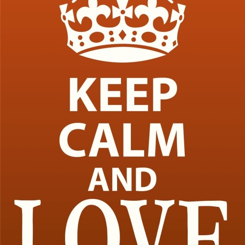 Schild Keep Calm Love Liebe Ehe Beziehung 12x18 / 20x30 / 30x40 Blech od.Holz