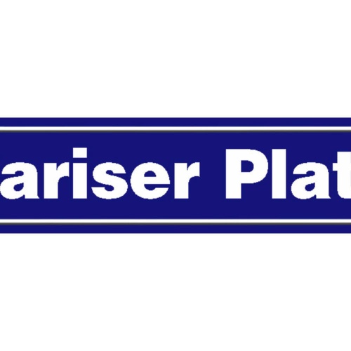 Schild Pariser Platz Berlin Stadt Deutschland Ort Straße 46 x 10 Blech od. Holz