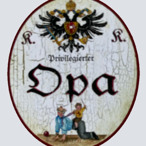 KuK Nostalgie Holzschild Privilegierter Opa Großvater Enkel Kinder Kind Schild