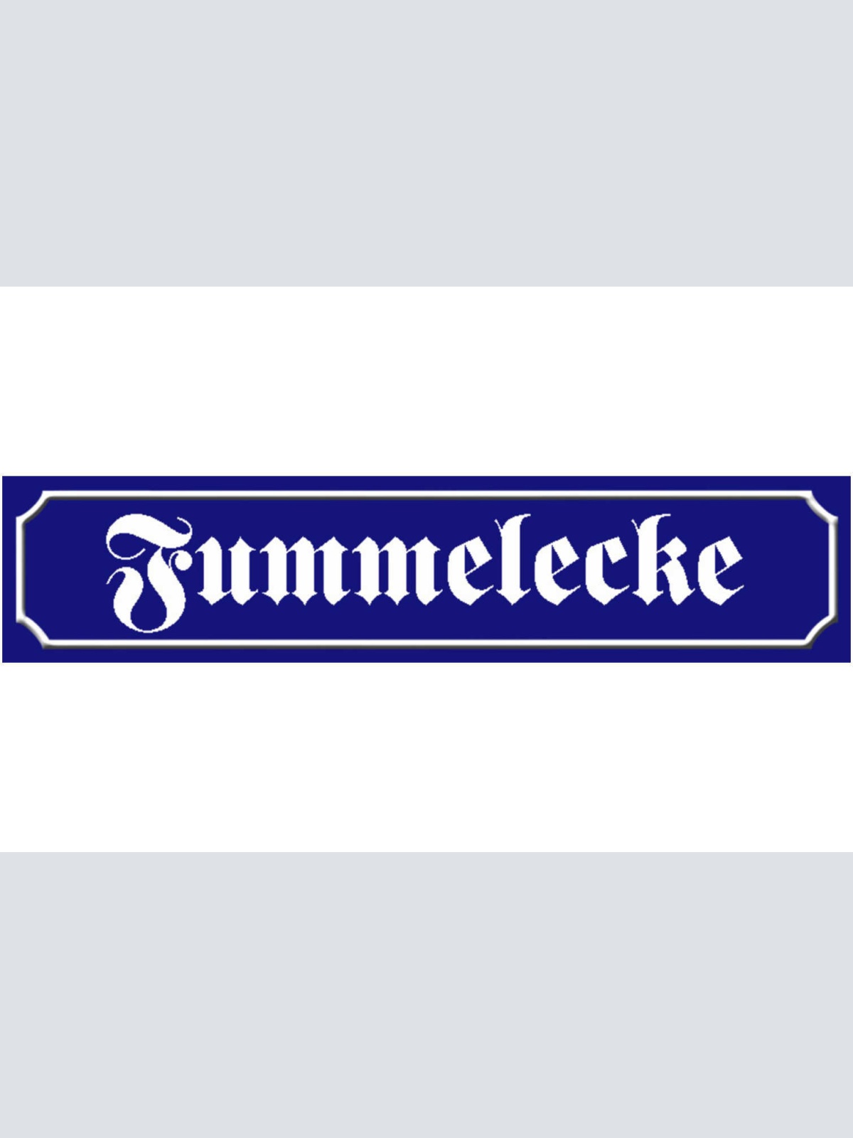 Schild Fummelecke Liebe Beziehung Ehe Kuscheln Ort Straße 46 x 10 Blech od. Holz